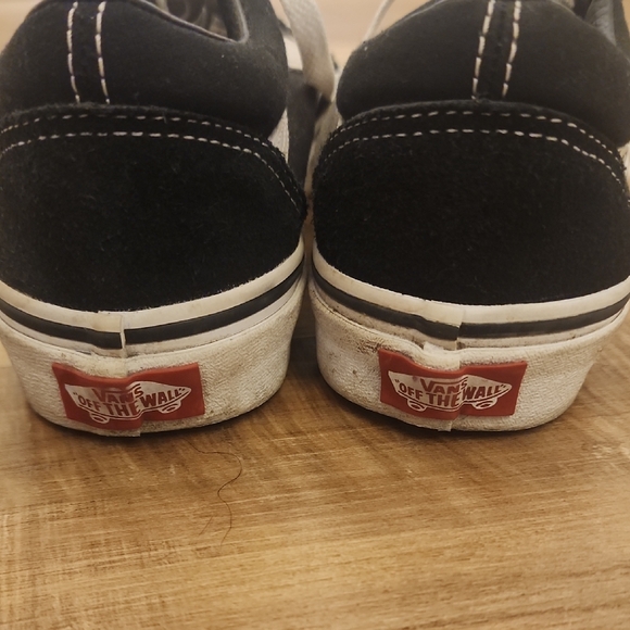 Vans Old Skool Black White Sneakers Classic Side Stripe Skate Shoes - Picture 4 of 7